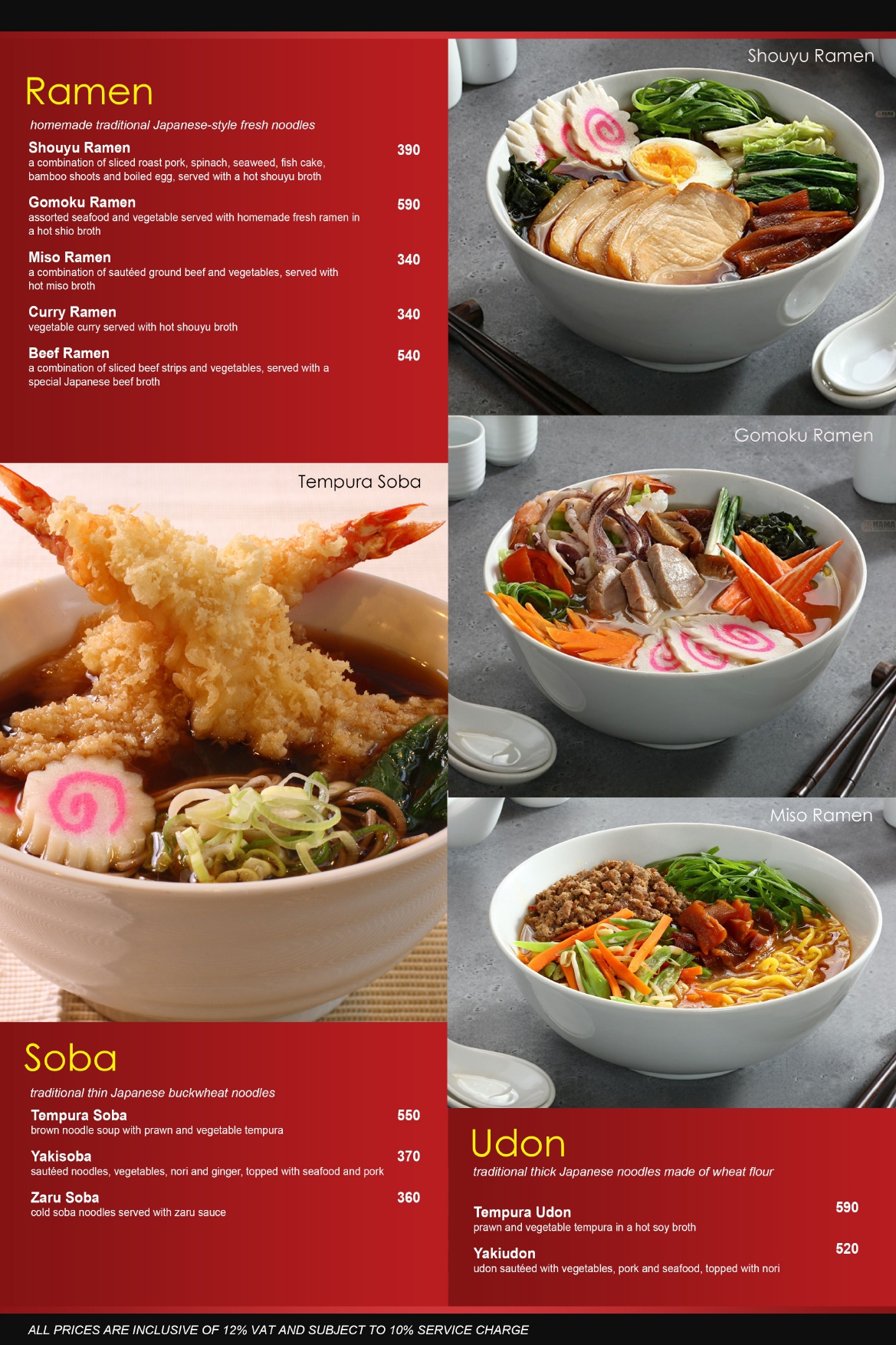 Restaurant Menu